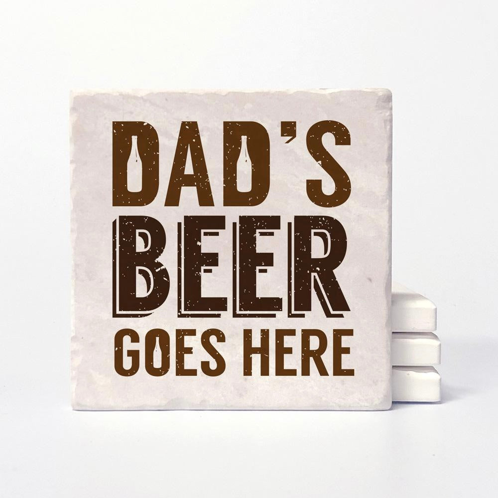 Dad's Beer Coaster | Set of 4