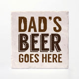 Dad's Beer Coaster | Set of 4