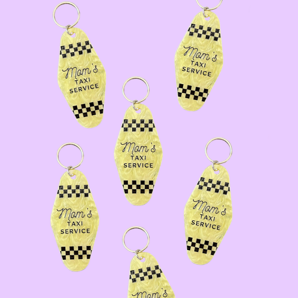 Mom's Taxi Service | Motel Keychain