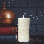 Moth and Mushroom Candle | Pillar