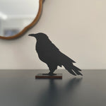 Raven Cutout Wood Sign