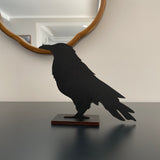 Raven Cutout Wood Sign