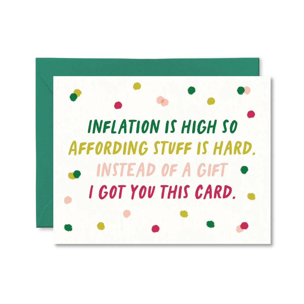 Inflation Is High So Affording Stuff Is Hard Card