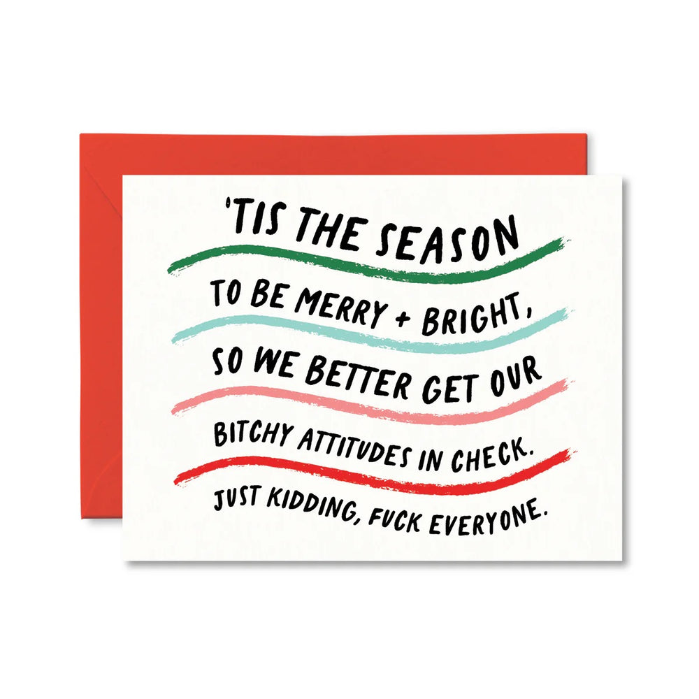 Bitchy Attitudes Christmas Card