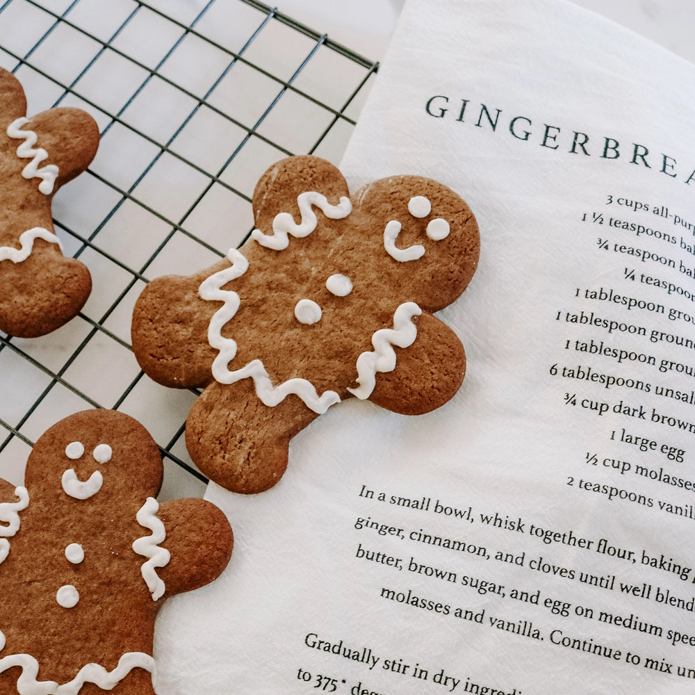 Gingerbread Cookies Recipe Hand Towel