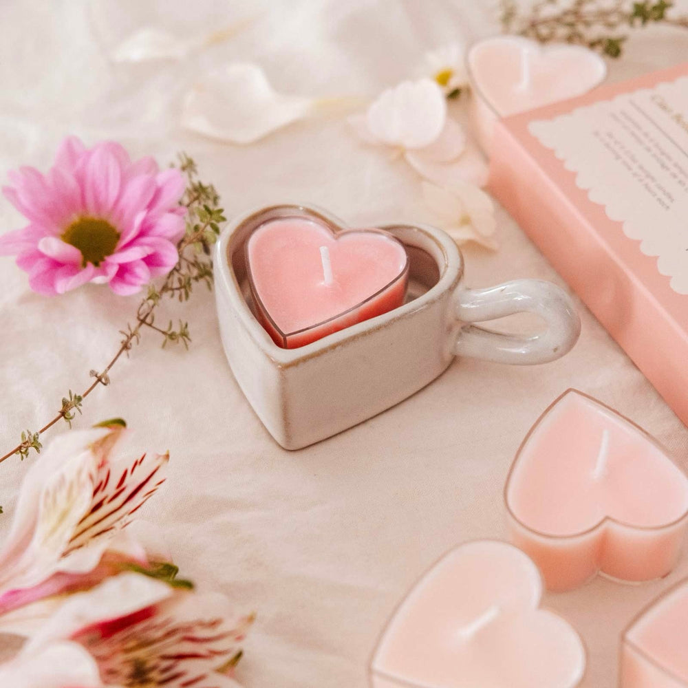 Blush Hearts Candle Tealights