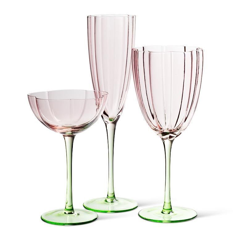 Flower Look Wine Glass