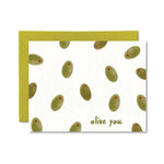 Olive You Card