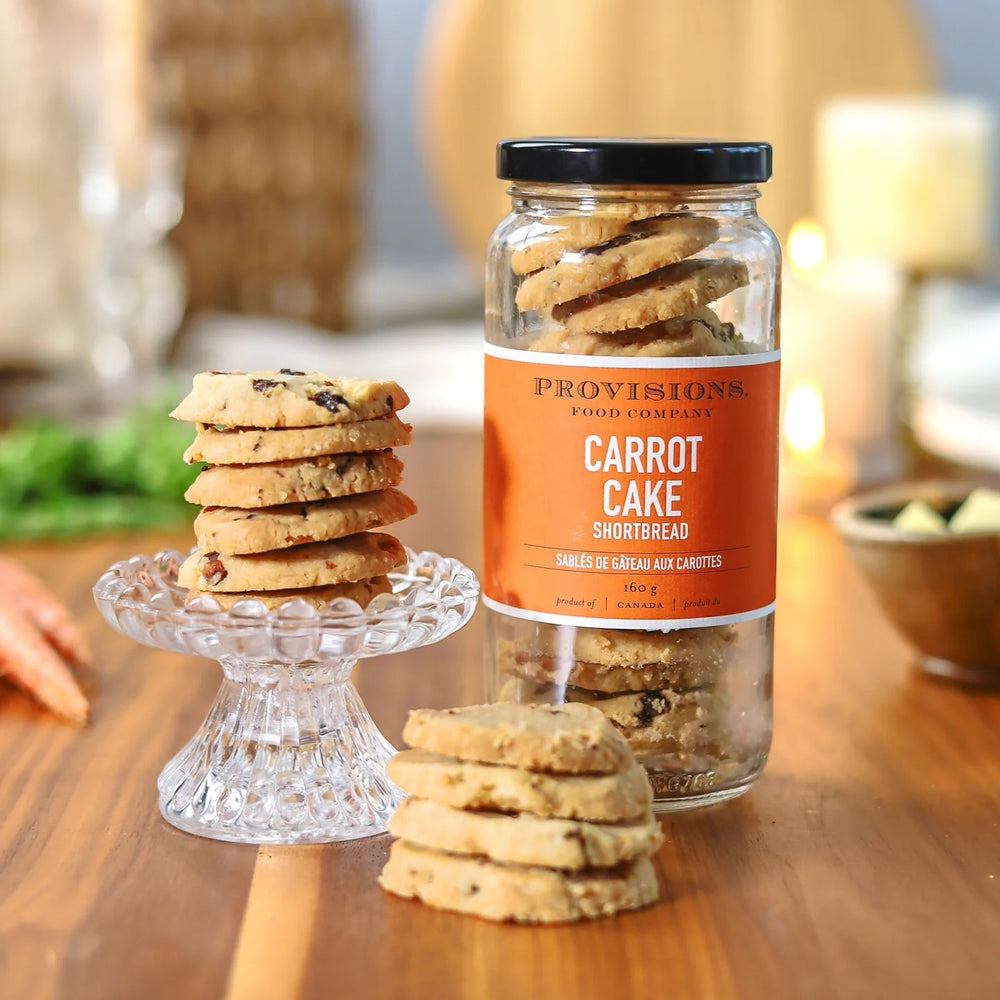 Carrot Cake Shortbread Cookies