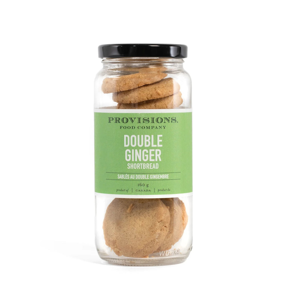 Double Ginger Shortbread Cookies