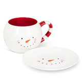 Snowman Face Ball Mug