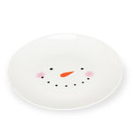 Snowman Face Appetizer Plate