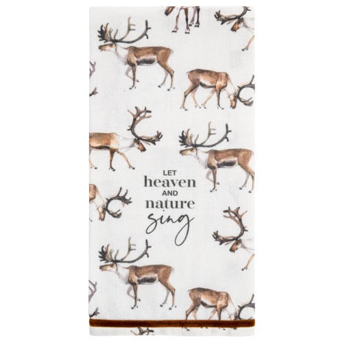 Nature Sings Cutting Board + Tea Towel Set