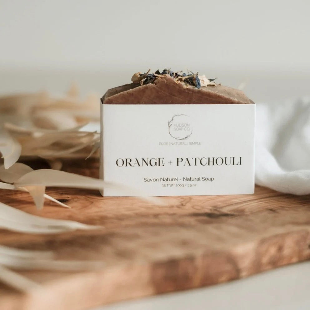 ORANGE + PATCHOULI - Natural Soap