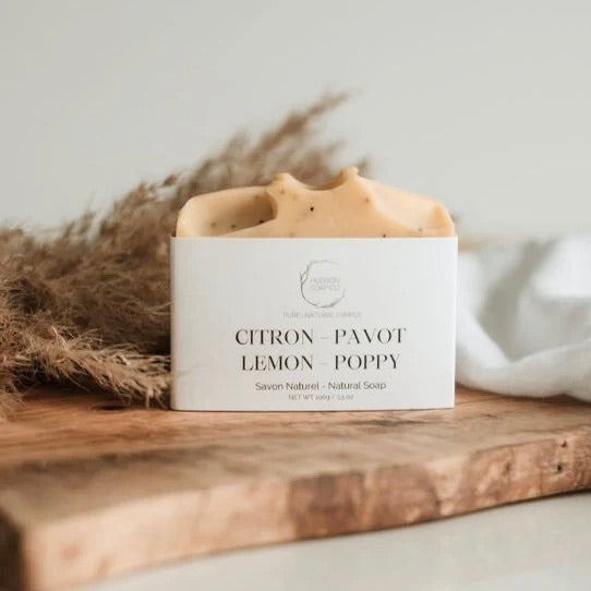 LEMON + POPPY - Natural Soap