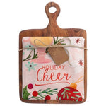 Holiday Cheer Cutting Board + Tea Towel Set