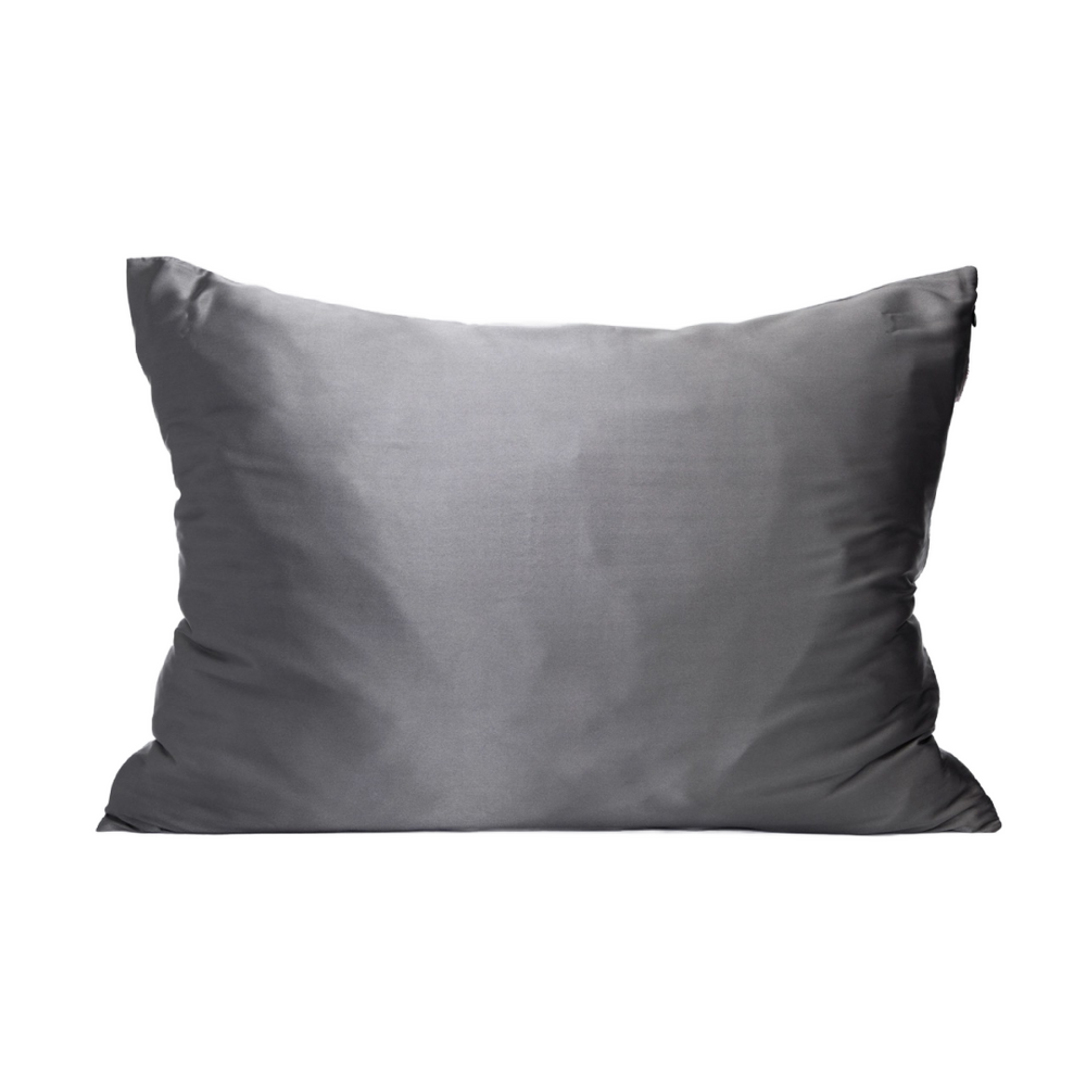 Charcoal Satin Pillowcase |  Standard