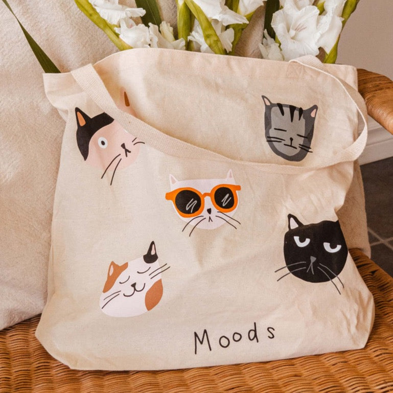 Cat Moods Tote Bag The Pear Co