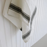 Striped Tea Towel |  3 Black Stripes