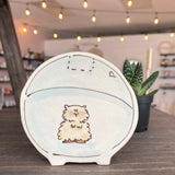 Hamster in a Ball Ceramic Planter