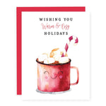 Warm + Cozy Red Mug Card